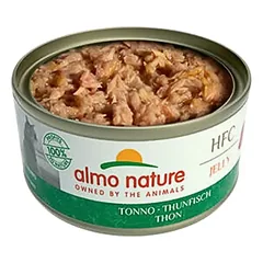 Almo Nature HFC Jelly Tuna 70g tunas drebučiuose konservai katėms