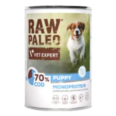 VetExpert Raw Paleo Puppy konservai su menke šuniukams