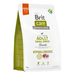 Brit Care Hypoallergenic Adult Small Breed Lamb&Rice sausas maistas mažų veislių šunims