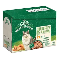 James Wellbeloved Grain Free Senior Cat Hypoallergenic su kalakutiena, drėgnas maistas katėms, 80 - 99 g — 2 nuotrauka