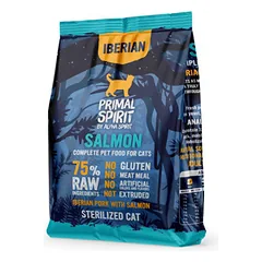 PRIMAL IBERIAN Salmon pašaras katėm su lašiša 1kg parduotuvėje mumbo.lt