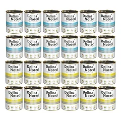 DOLINA NOTECI Premium įvairių skonių rinkinys su vištiena ir ėriena 24x800 g