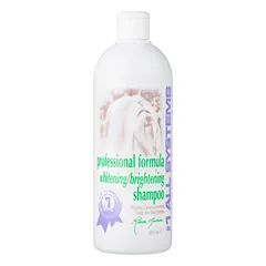 1 All Systems Professional Formula Whitening Shampoo - šampūnas, pašalinantis visų kailių spalvos pakitimus