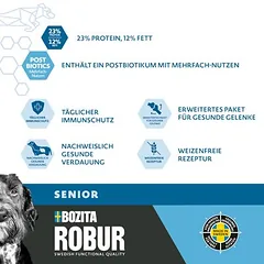 Bozita Robur Senior, sausas maistas šunims — 3 nuotrauka