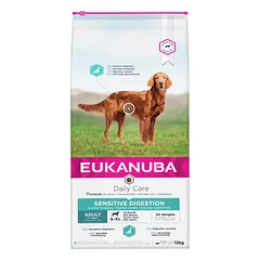 Eukanuba Daily Care Sensitive Digestion sausas maistas šunims su vištiena, AB, 12 kg