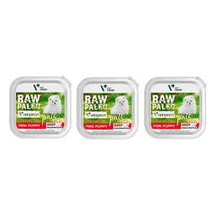 Vetexpert RAW PALEO PATE MINI šuniukų jautiena 3x150g - jautienos padėklas
