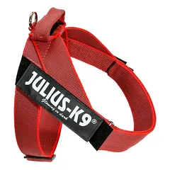 Julius - K9 IDC Color & Gray diržinis pakinktai - šunų pakinktai, diržiniai pakinktai, Czerwona / 2 — 3 nuotrauka