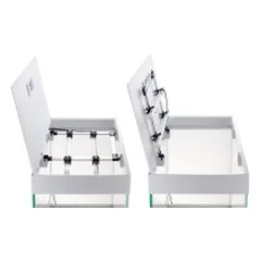 Opti Set 130 akvariumas stačiakampis, baltas, 61x41x56 cm, 130 l — 3 nuotrauka