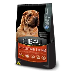 Farmina Cibau Sensitive Lamb Medium & Maxi sausas maistas vidutinių ir didelių veislių šunims, 12 kg