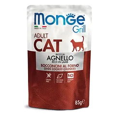 Monge Grill konservai katėms su ėriena, 85 g parduotuvėje mumbo.lt
