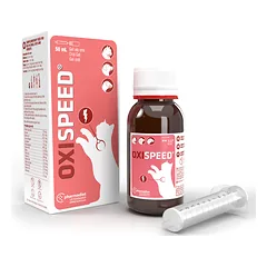 Oxispeed gelis 50 ml katėms ir šunims, padeda stiprinti imunitetą
