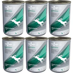TROVET WRD Weight & Diabetic (šuniui) 6x400g - skardinė