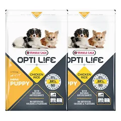 VERSELE-LAGA Opti Life Puppy Mini mažų ir miniatiūrinių veislių šuniukams paukštiena 15 kg (2 x 7,5 kg)