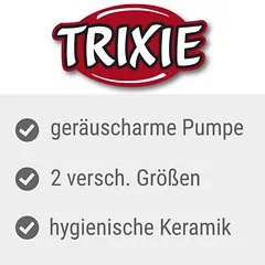 Trixie keraminis geriamasis fontanas Vital Flow, Geriamasis fontanas Vital Flow 1,5 l, pilka/balta — 3 nuotrauka