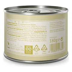 WILDES LAND Ragout konservai katėms su vištiena, medetkomis ir lašišų aliejumi 180 g — 2 nuotrauka