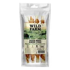WILD FARM Ilgas jautienos odos gabalas su vištiena 28 cm 320 g šunų skanėstas