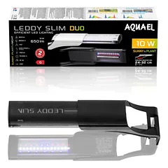 AQUAEL Leddy SlimDuo 10W Sunny Plant&Night juoda