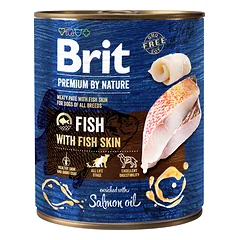 BRIT Premium by Nature Fish&Fish Skin 800 g natūralus maistas šunims su žuvimi ir žuvies oda