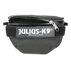 Julius - K9 Universalus Krepšys - maišelis šunims, skirtas pakinktams, diržams, kuprinėms, Czarna / S — 2 nuotrauka