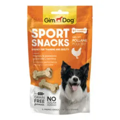 GimDog Sport Snack skanėstai su vištiena šunims - Pet24