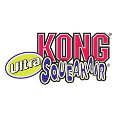 KONG Ultra SqueakAir Ball žaislas šunims, 2 x 3 vnt. kamuoliukų rinkinys ekonominėje pakuotėje — 4 nuotrauka