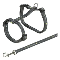 TRIXIE Kačių petnešos su pavadėliu, XXL, Good Luck, 34-57 cm-13 mm, 1.20 m (pak.4)