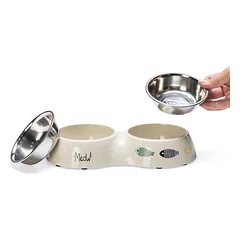 Karlie Diner Set Yaren dubenėlių rinkinys katėms, 2 x 200 ml — 5 nuotrauka