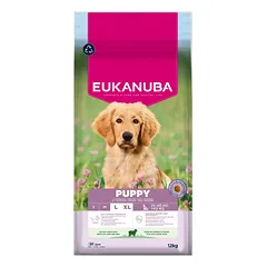 Eukanuba Life Care Large Puppy sausas maistas didelių veislių šuniukams su ėriena ir ryžiais, 12kg