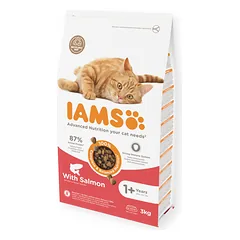 IAMS sausas maistas katėms su lašiša, 800g
