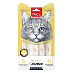Wanpy Creamy Treat Chicken tyrelių skanėstai katėms 70 g