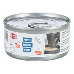 TRIXIE Sriuba katėms su vištiena ir krevetėmis, 4 × 80 g (pak.4)