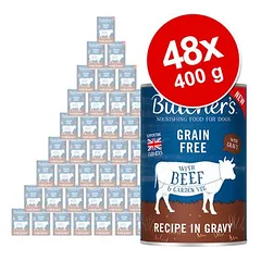 Sparpaket Butcher's Original Getreidefrei für Hunde 48 x 400 g