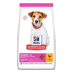 Hill's SP Puppy Small & Mini Chicken (mažų veislių šuniukams su vištiena)