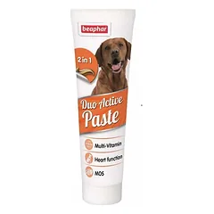 Beaphar Duo Active Paste for dogs vitaminizuota pasta šunims su vitaminais ir prebiotikais virškinimo palaikymui, 100 g