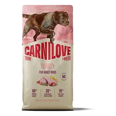 Carnilove True Fresh sausas pašaras suaugusiems visų veislių šunims su kalakutiena 4 kg