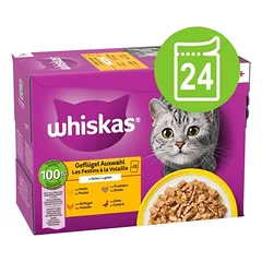 Megapack Whiskas 1+ Adult Frischebeutel 24 x 85 g