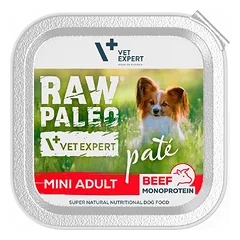 VETEXPERT maistas Raw Paleo Pate Adult Mini  Beef photo