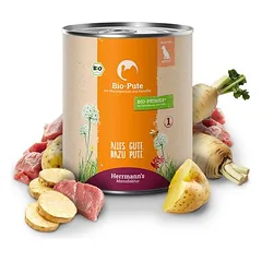 Herrmann´s ekologiškas meniu / meniu Sensitive, drėgnas maistas šunims 6 x 800 g — 5 nuotrauka