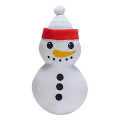 Beeztees žaislas šunims Xmas, pliušinis sniego senis, baltas