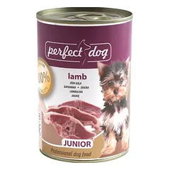 PERFECT DOG JUNIOR konservas su ėriena 400g