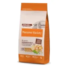 NATURE'S VARIETY Selected Sterilized Cat sausas pašaras su norvegiška lašiša katėms