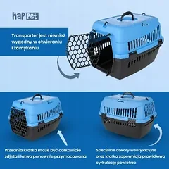 Transportavimo dėžė Happet Abba S mėlyna — 5 nuotrauka