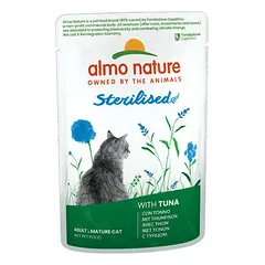 Almo Nature Holistic Sterilised su tunu, drėgnas maistas katėms 70 g