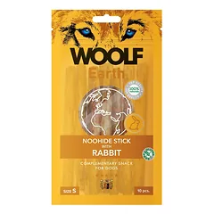 WOOLF Earth Noohide Stick with Rabbit S 90g triušių lazdelės