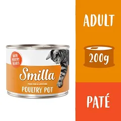 Smilla paukštienos indeliai drėgnas maistas katėms 6 x 200 g — 5 nuotrauka