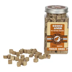KIWI Walker liofilizuoti skanėstai, žąsų kepenėlės - Goose Liver, 120 g — 2 nuotrauka