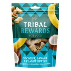 Tribal Rewards sausainiai šunims su kokosu, bananais ir žemės riešutų sviestu, 125 g