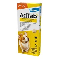 Šunų kramtomosios tabletės Elanco AdTab (5,5-11 kg, 1 tab.) photo