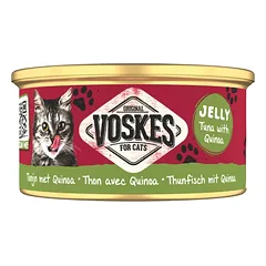 VOSKES Jelly Tuna with Quinoa 85 g tunas su kvinoja želė, papildomas maistas katėms