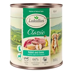 Lukullus Naturkost Adult drėgnas maistas šunims 6 x 800 g — 2 nuotrauka